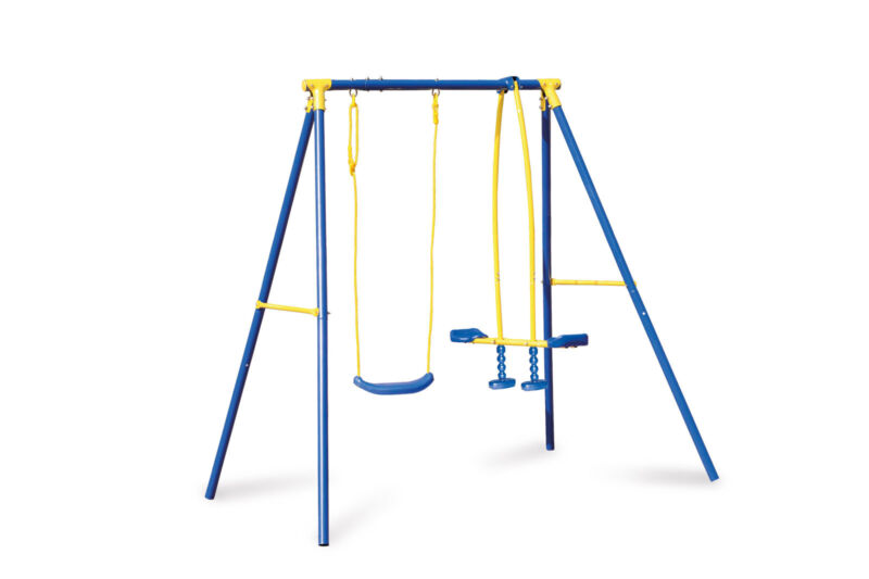 Baby swing with 1 seat + seesaw