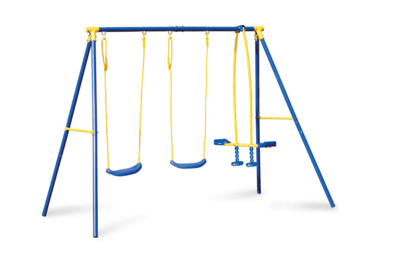 Baby swing with 2 seats + seesaw