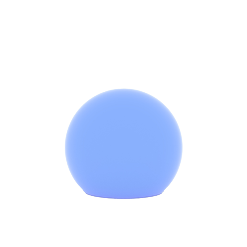Arredo luminoso sferico in polietilene satinato Ø 40 cm
