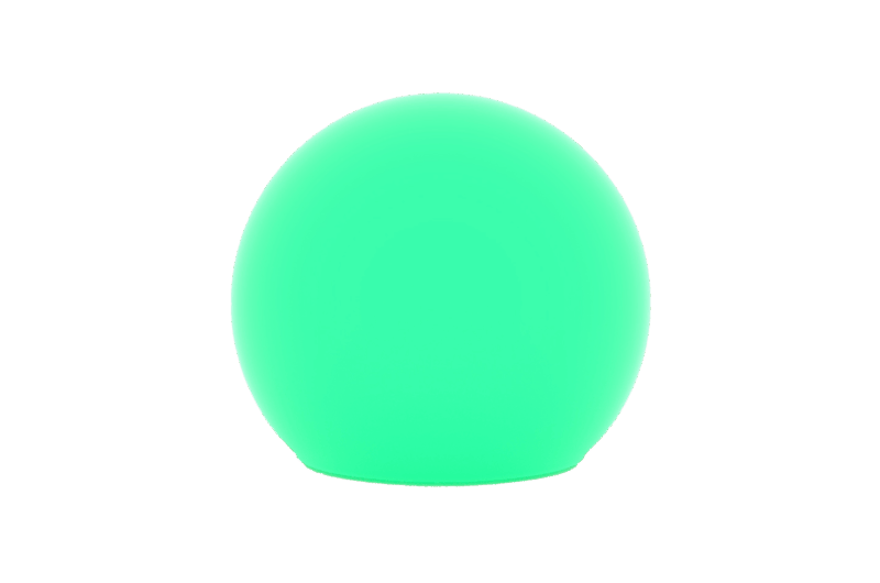 Arredo luminoso sferico in polietilene satinato Ø 50 cm