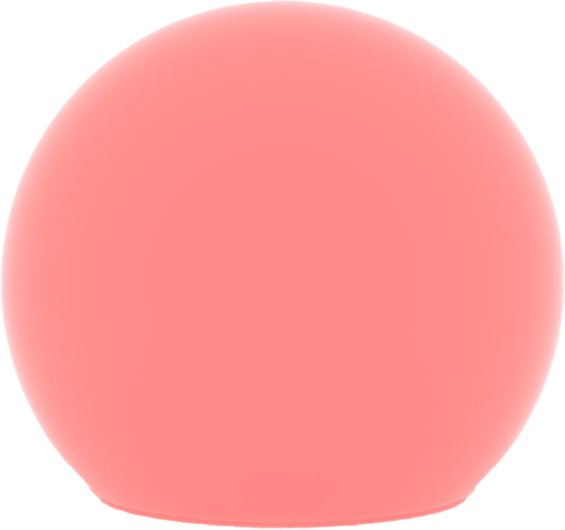 Arredo luminoso sferico in polietilene satinato Ø 70 cm