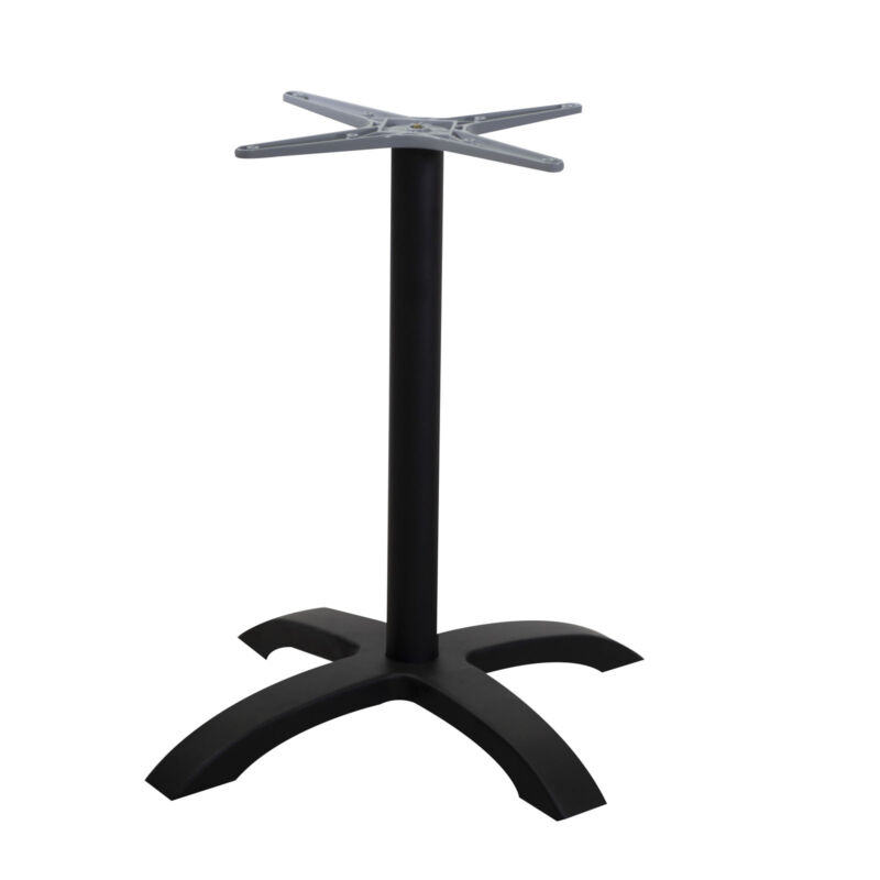 Base tavolo a croce altezza 72 cm in alluminio