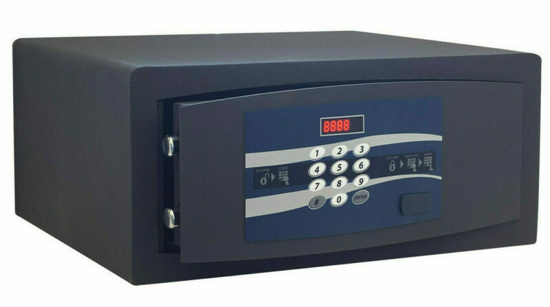 Safe for room with 24.5 liter capacity, with keypad and motorized digital lock
