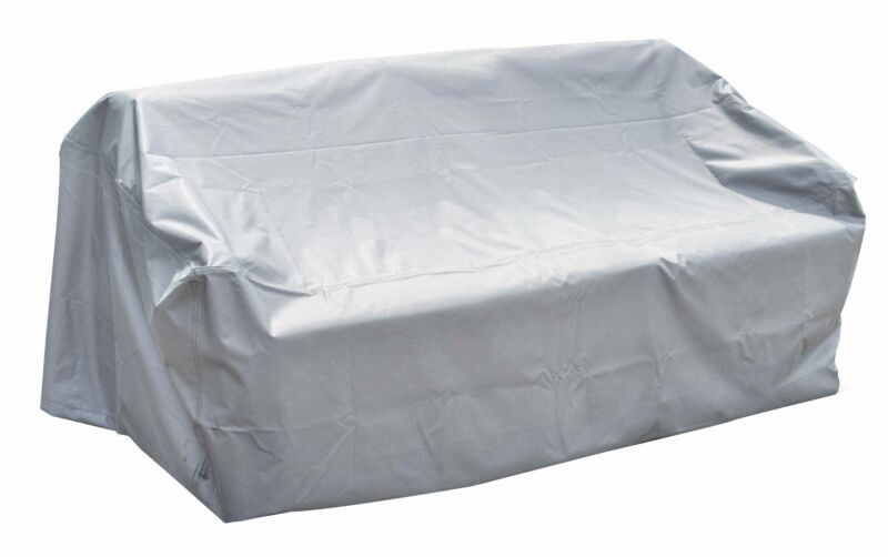 Cover impermeabile per divano 2 posti in poliestere 350 gr color grigio misure 160x80x60 cm