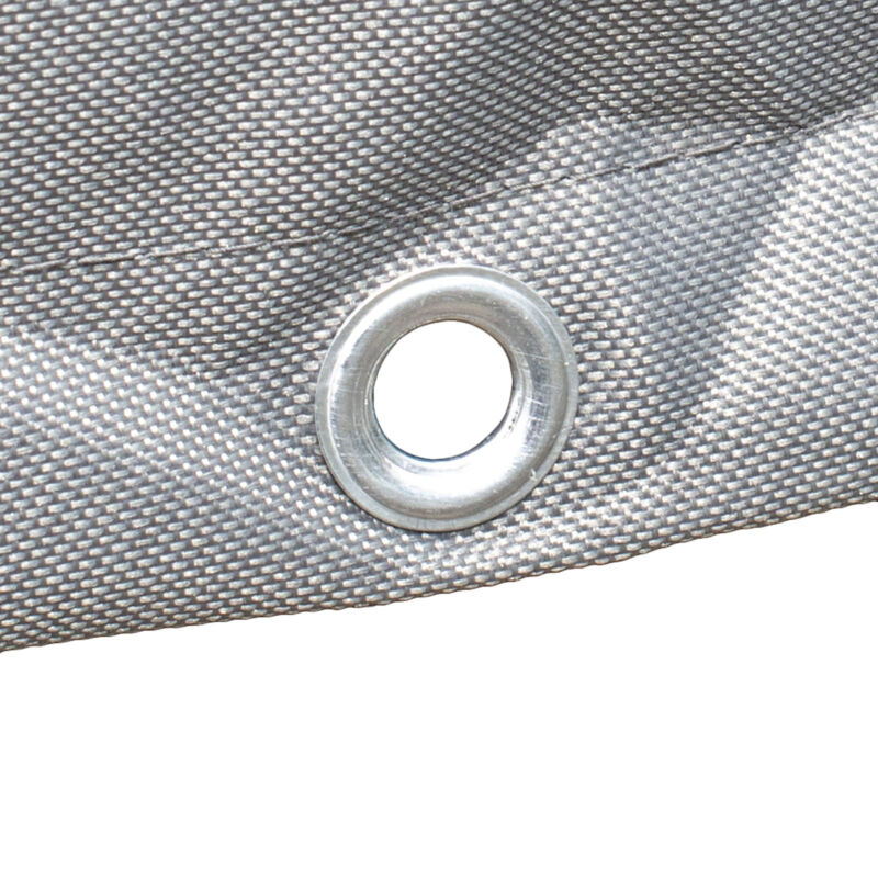 Cover impermeabile per tavolo in poliestere 350 gr color grigio misure 240x130x70 cm