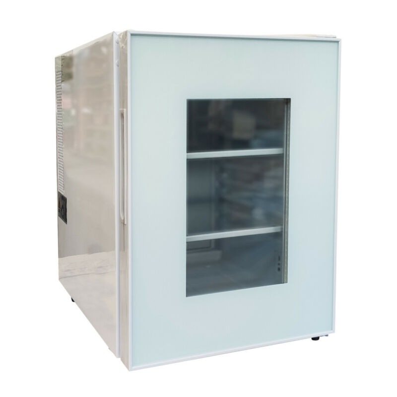 Minibar bianco con porta a vetro 30 litri