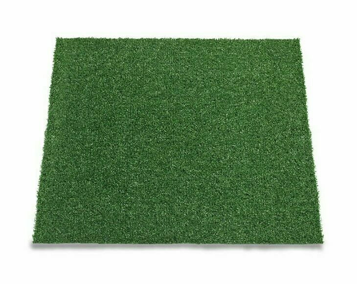 Green synthetic grass turf height 8 mm