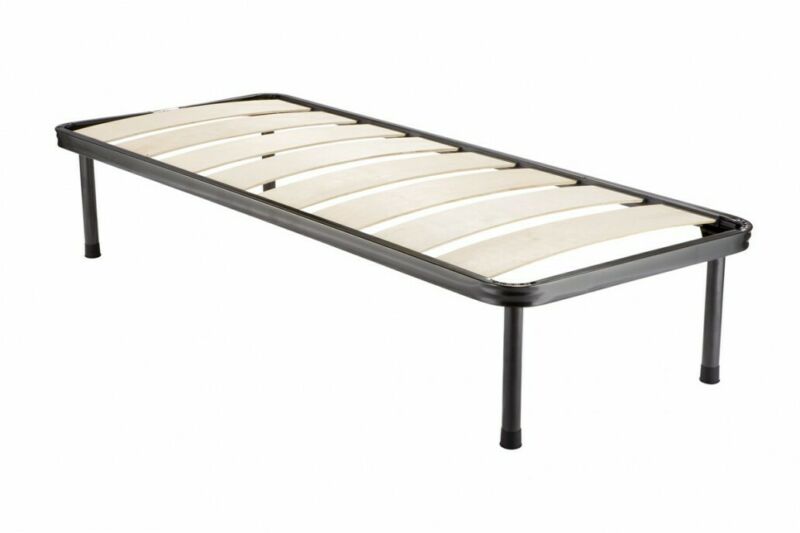 Curved bed base with 8 slats