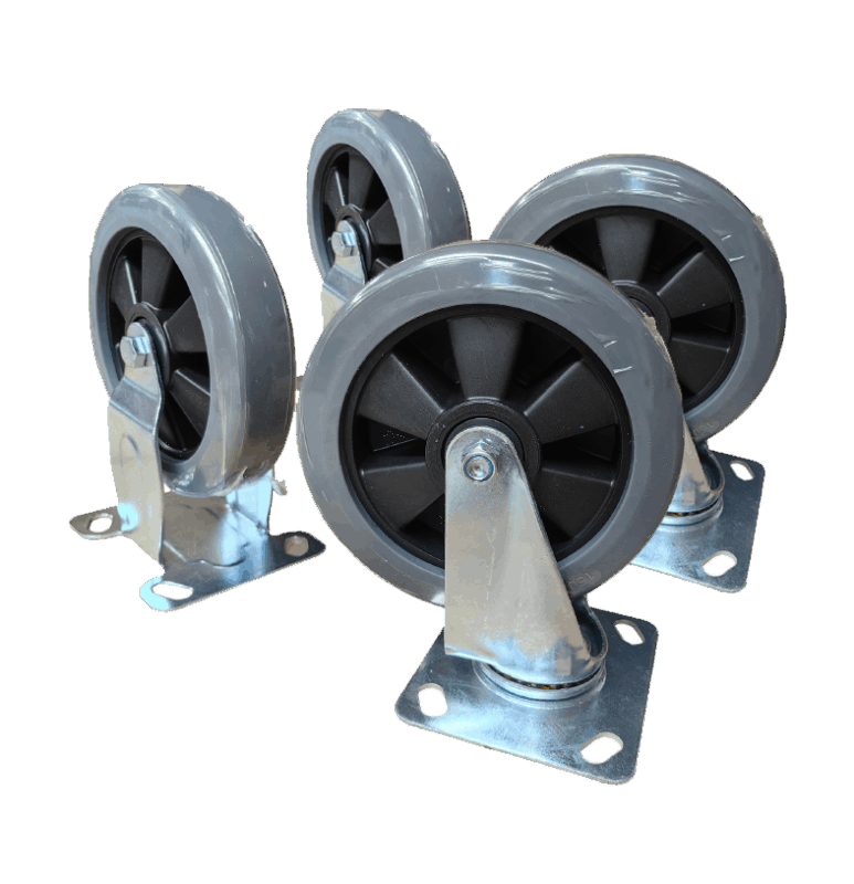 XL wheels for outdoor service trolley