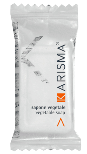 Sapone vegetale rettangolare in flowpack 14 g - Linea Karisma