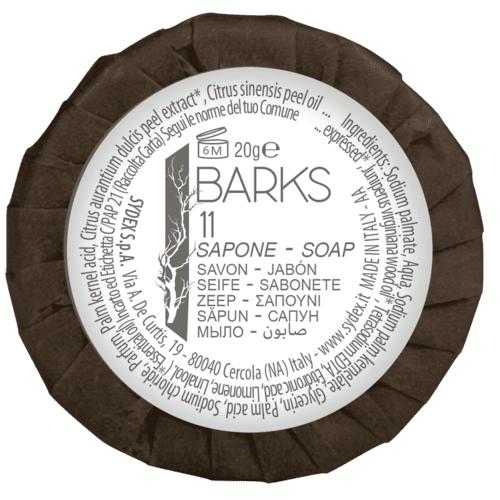 Round vegetable soap in plissé 20 g - Barks Line