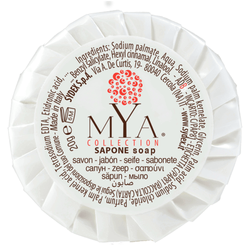 Round vegetable soap in plissé 20 g - Mya Collection Line