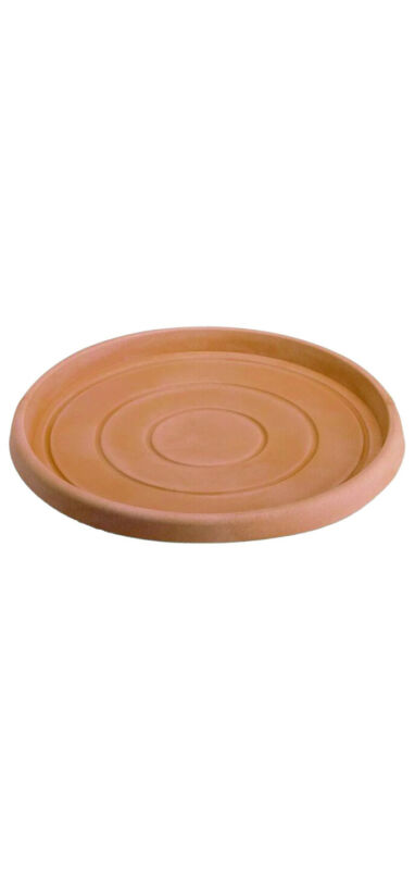 Traditional round polyethylene saucer Ø 40 cm