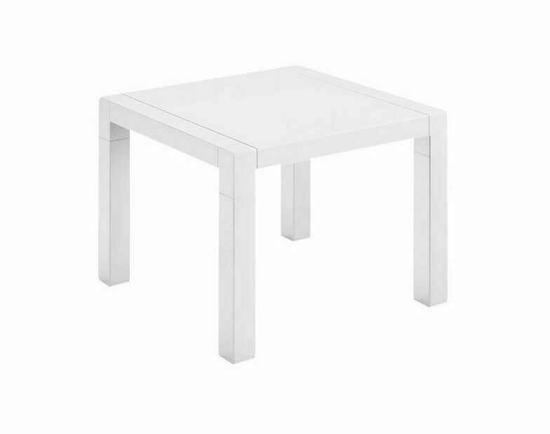 Square table 100x100 cm modular made of polypropylene