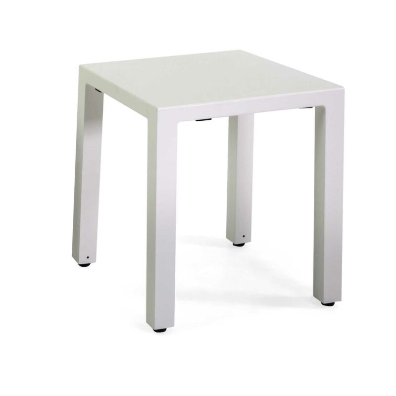 Tavolo quadrato 35x35 cm in alluminio
