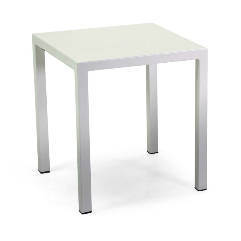 Square metal table 35x35 cm