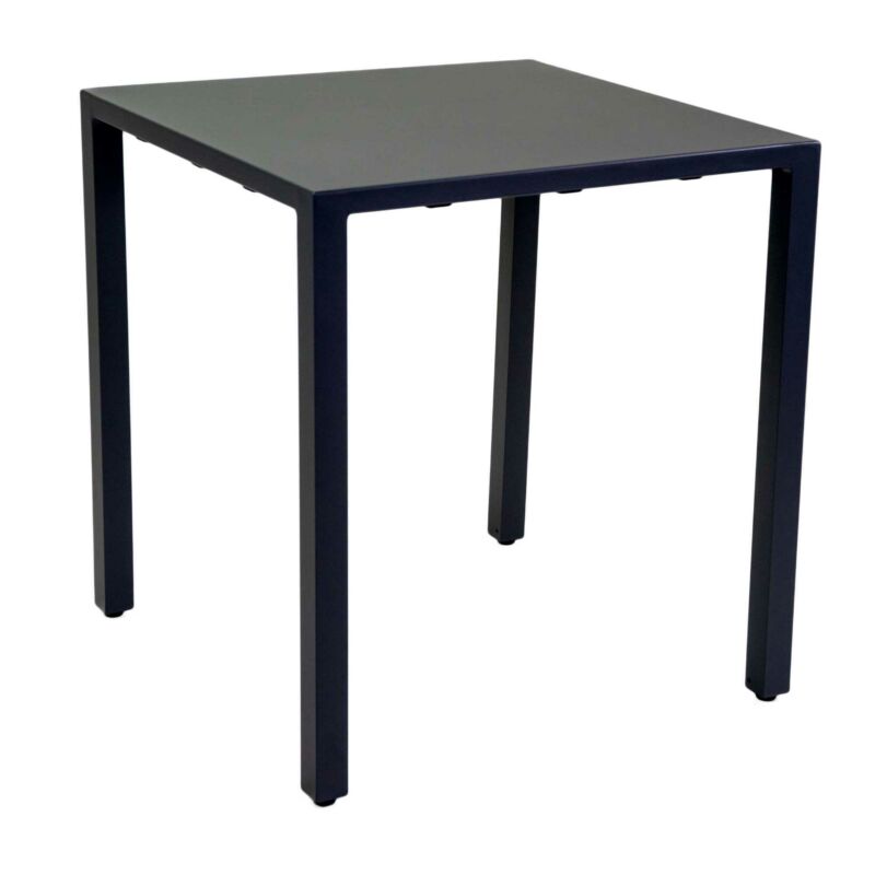 Square aluminium table 60x60 cm