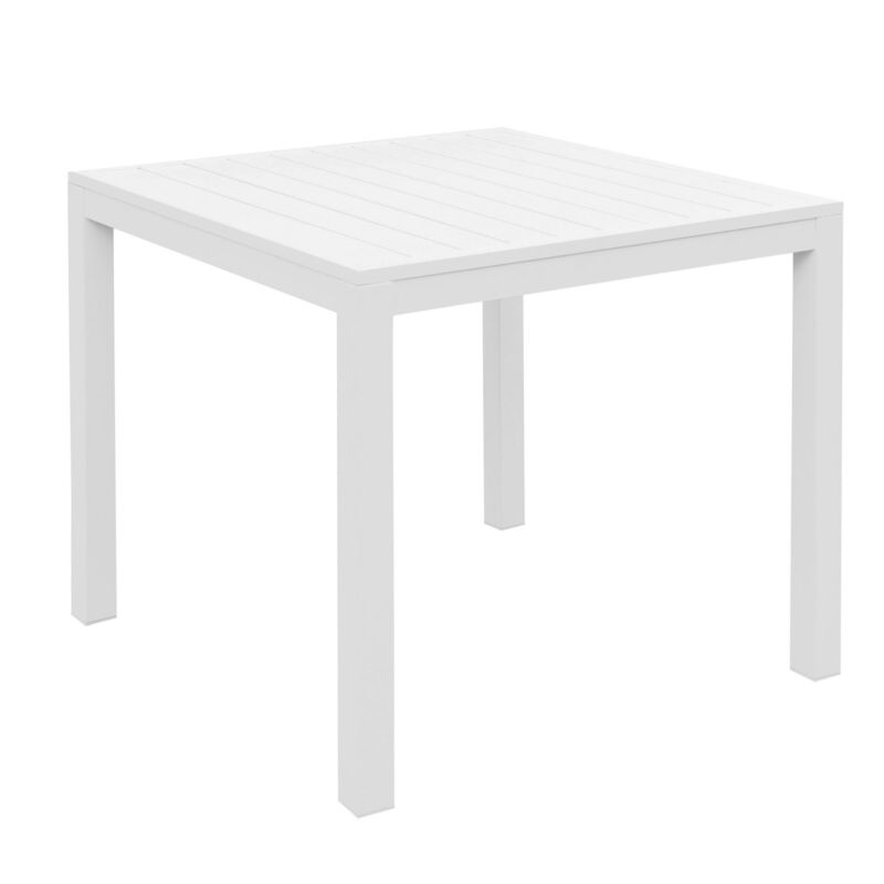 Tavolo quadrato 80x80 cm in alluminio