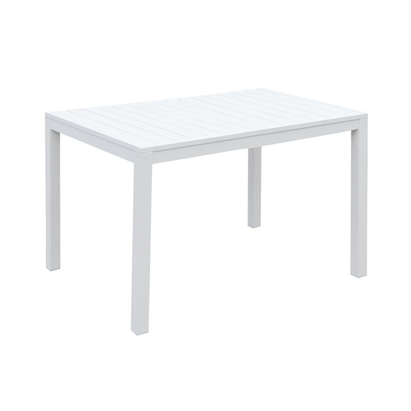 Tavolo rettangolare 70x53 cm in alluminio