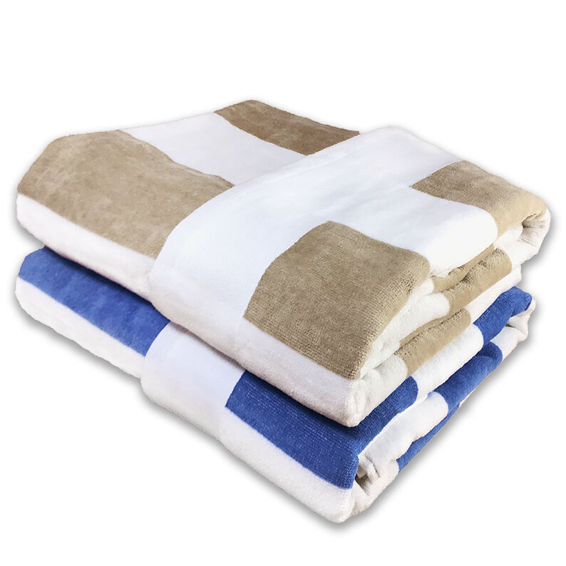 Beach towel glamour 86x175 cm striped terry 100% cotton