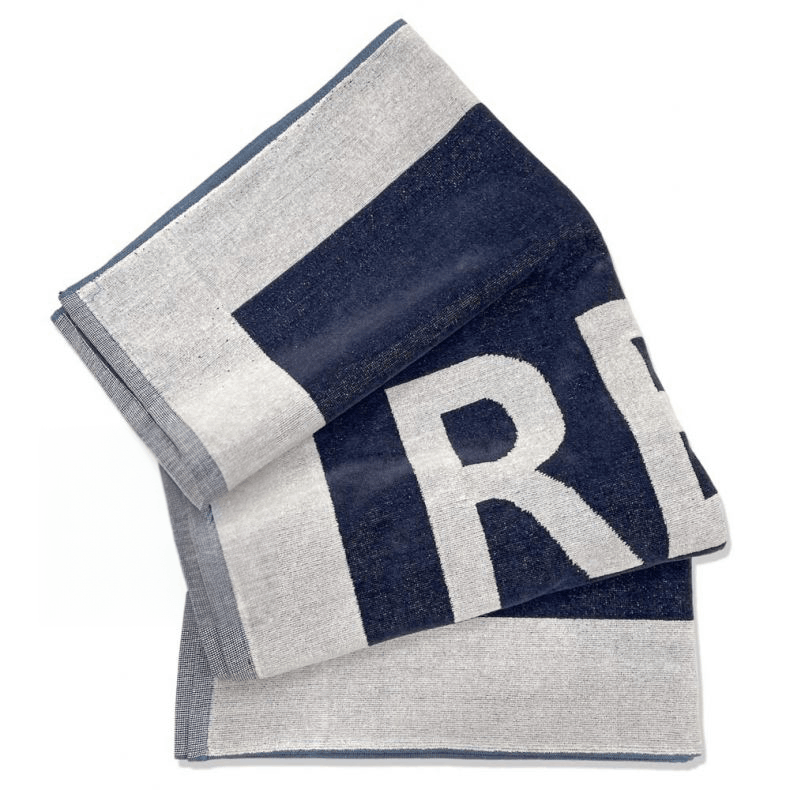 Reserved beach towel 90x160 cm in 100% cotton selvedge terry