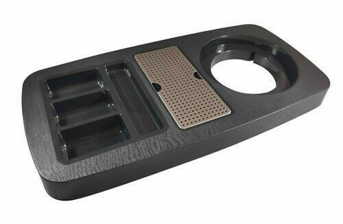 Welcome tray in ABS for kettles, cups, and consumables