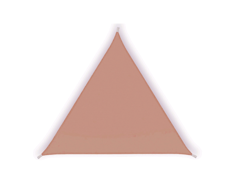 Triangular shade sail 3.6x3.6 m